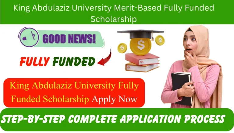 King Abdulaziz University Merit-Based Fully Funded Scholarship
