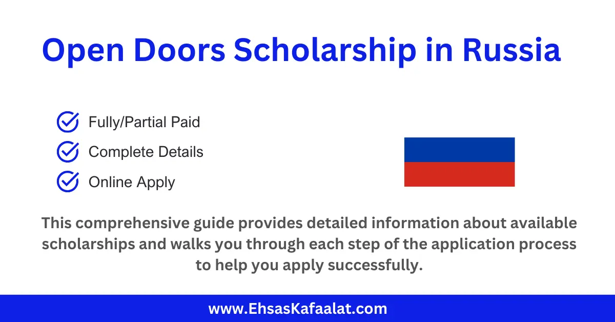 Open Doors Scholarship 2026 in Russia | Fully Funded
