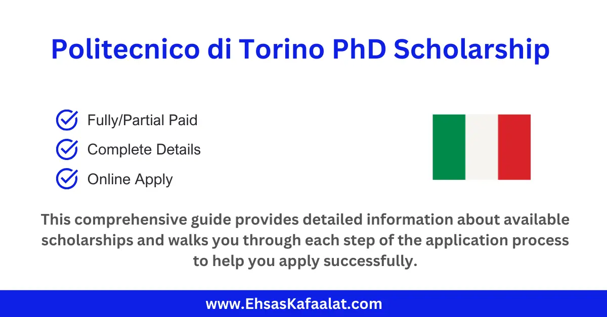 Politecnico di Torino PhD Scholarship