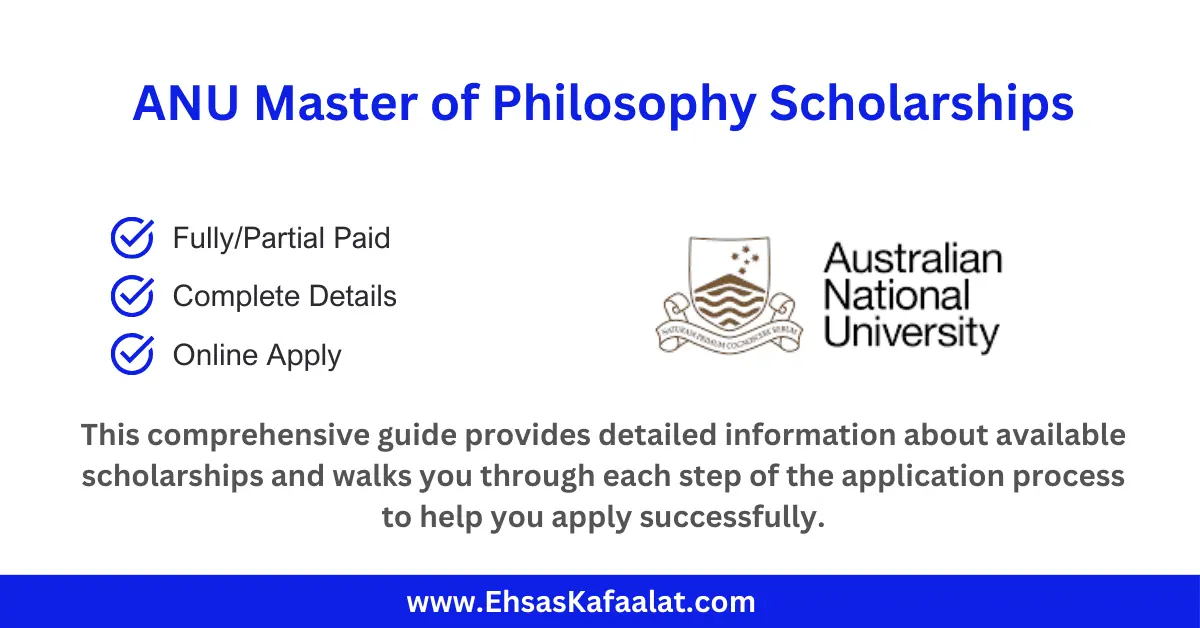 ANU Master of Philosophy Scholarships