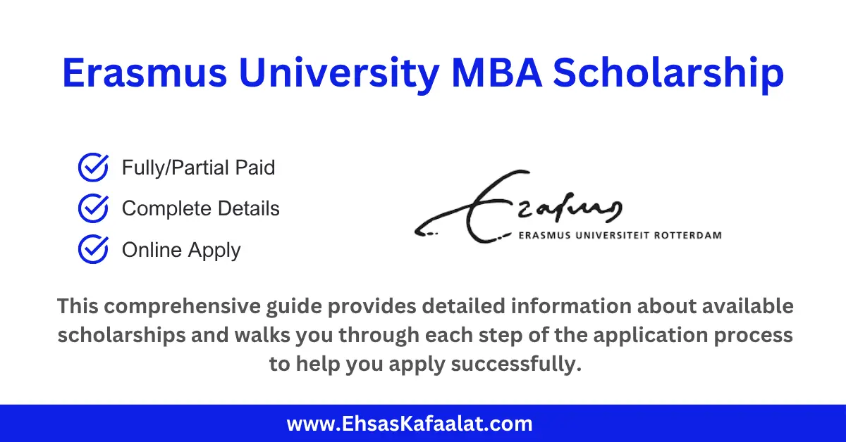 Erasmus University MBA Scholarship
