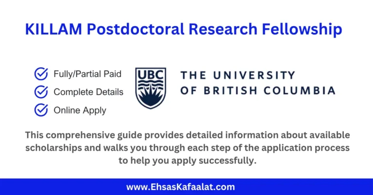 Killam Postdoctoral Research Fellowship