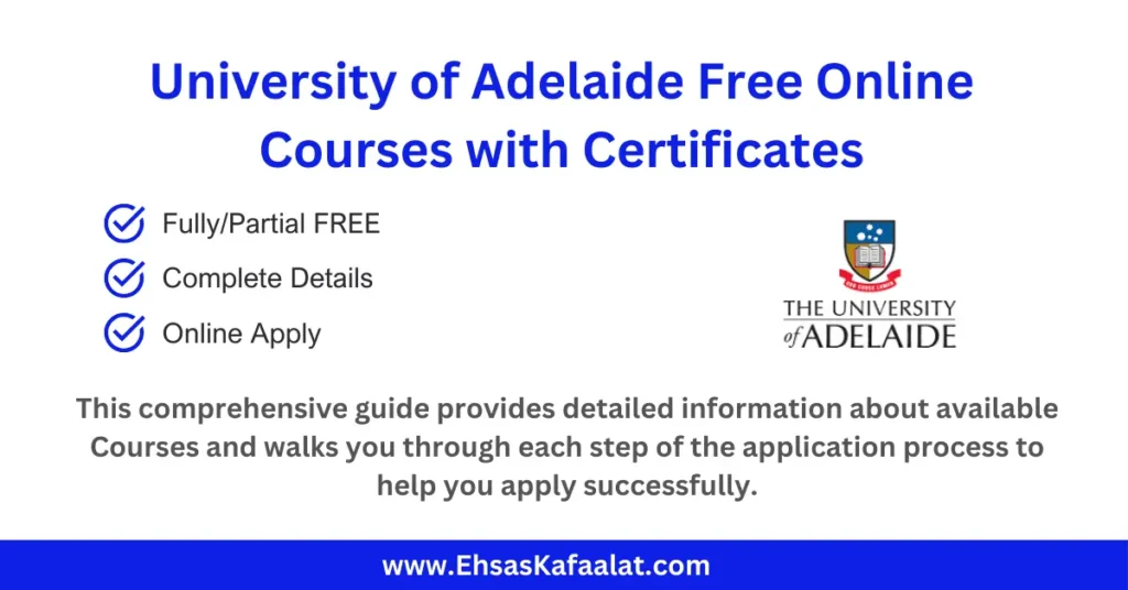 University of Adelaide Free Online Courses
