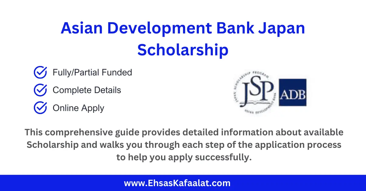 Asian Development Bank-Japan Scholarship Program 2026