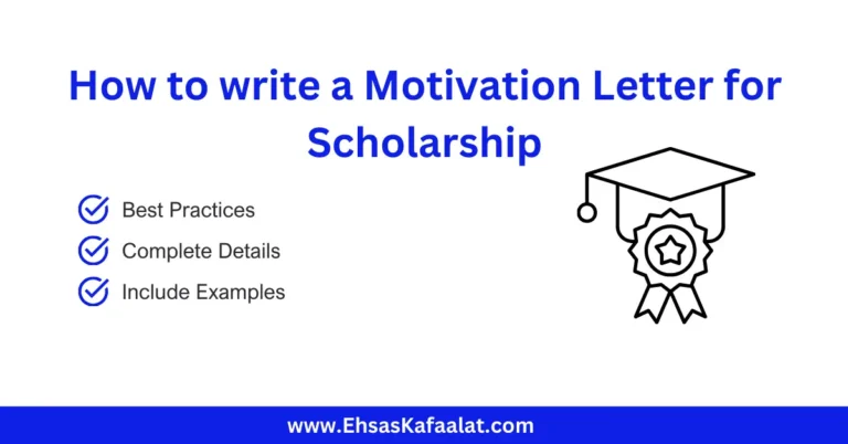 How to write a Motivation Letter for Scholarship