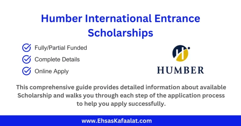 Humber International Entrance Scholarships