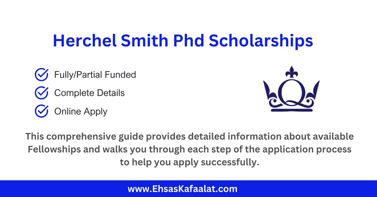 Intellectual Property PhD – Herchel Smith Scholarships 2026 In UK