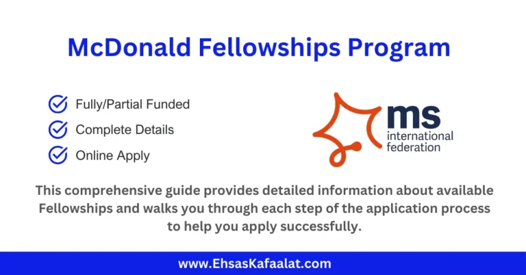 McDonald Fellowships