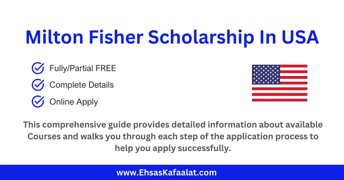Milton Fisher Scholarship 2026 | Study In USA
