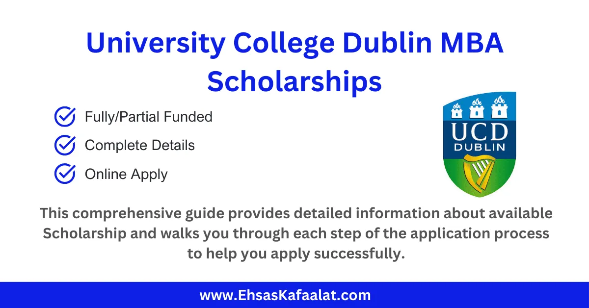 University College Dublin MBA Scholarships