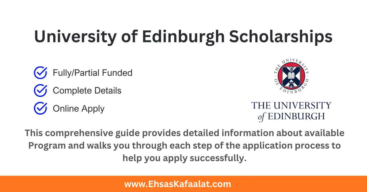 University Of Edinburgh Scholarships 2026 In UK