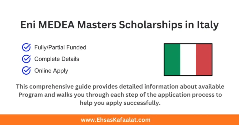 Eni MEDEA Masters Scholarships