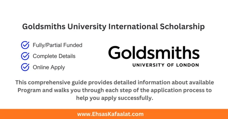 Goldsmiths University International Scholarship