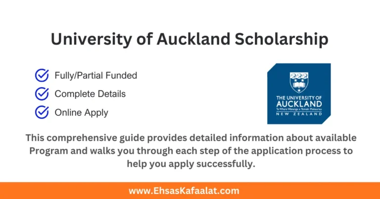 University of Auckland Scholarship 2026 | New Zealand 7 University of Auckland Scholarship