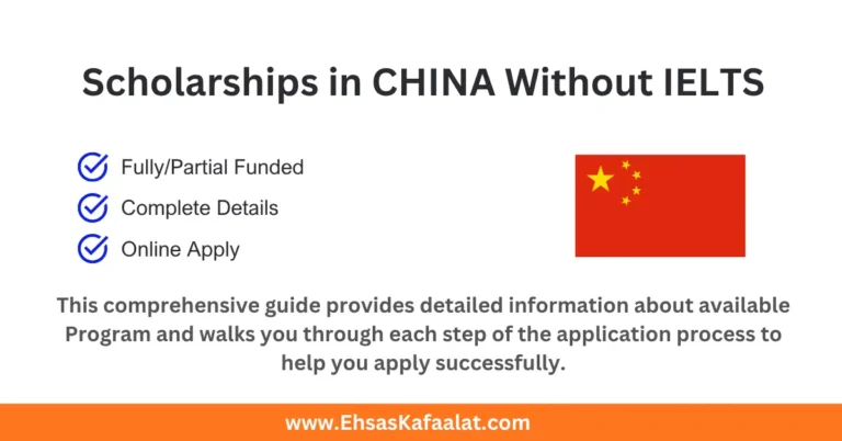 scholarships in China without IELTS