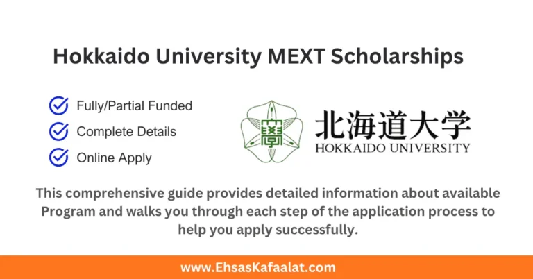 Hokkaido University MEXT Scholarships 2027 in Japan (Fully Funded) 5 Hokkaido University MEXT Scholarships