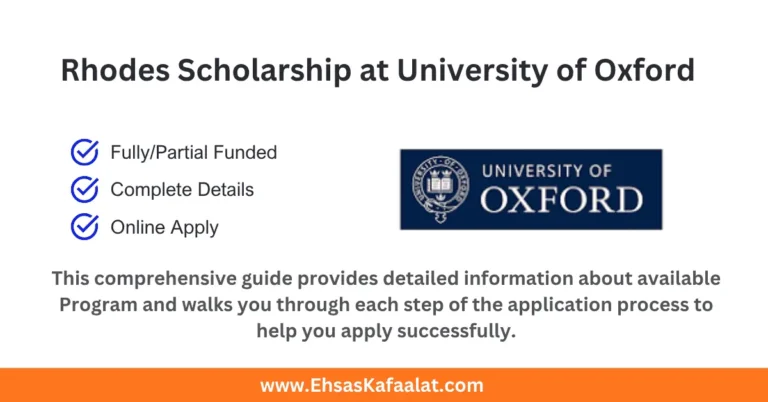 Rhodes Scholarship 2027–2028 at University of Oxford, UK 2 Rhodes Scholarship