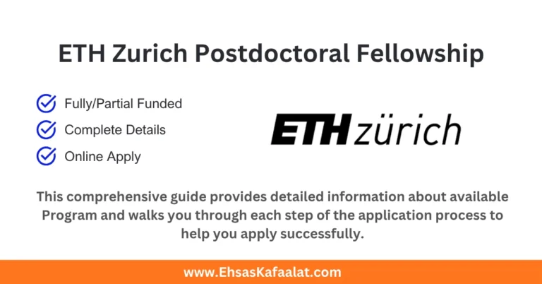 ETH Zurich Postdoctoral Fellowship