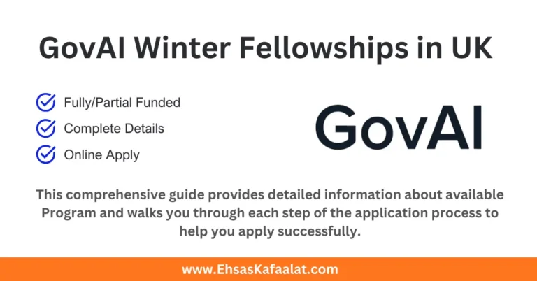 GovAI Winter Fellowship 2027 in UK (Fully Funded) | £12,000 Stipend 5 GovAI Winter Fellowship
