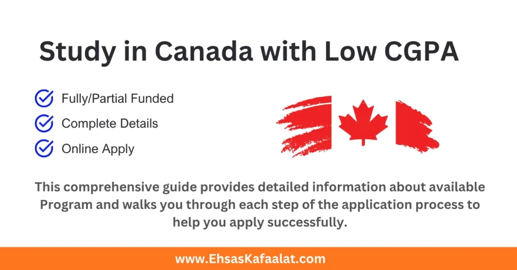 Study in Canada with Low CGPA