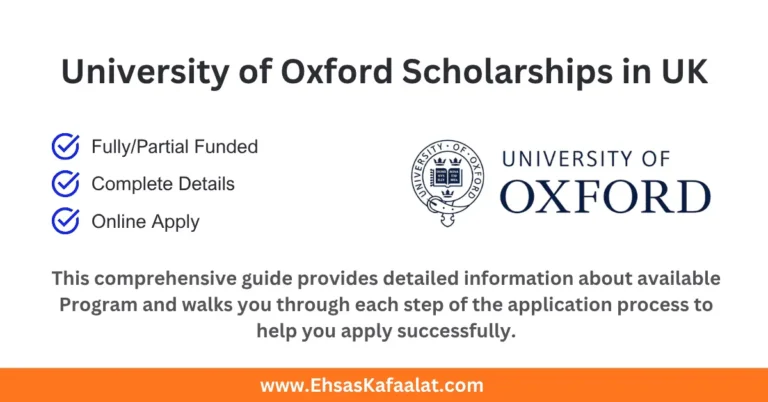 University of Oxford Scholarships 2027 in the UK (Fully Funded) 2 University of Oxford scholarships