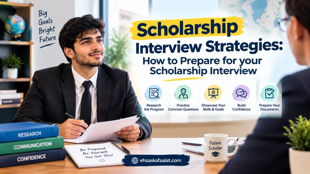 scholarship interview strategies