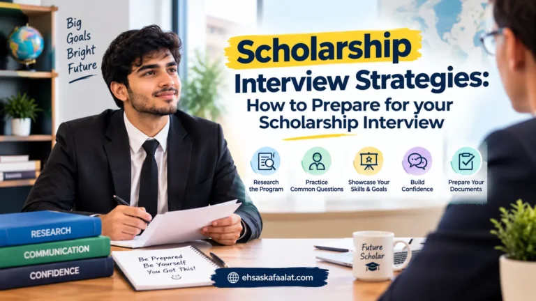 scholarship interview strategies